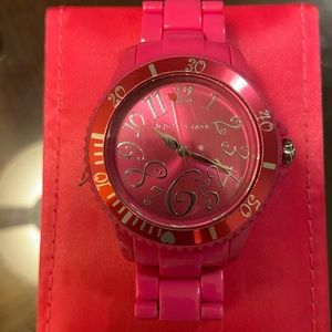 Betsey Johnson Pink Watch